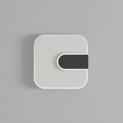 Modern Minimalist Round & Square Iron Acrylic LED Wall Sconce Lamp For Hallway