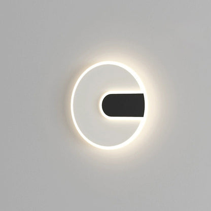 Modern Minimalist Round & Square Iron Acrylic LED Wall Sconce Lamp For Hallway