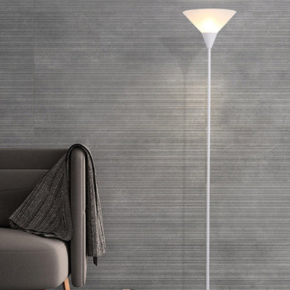 Modern Minimalist Fan Shape Iron Acrylic 1/2-Light Standing Floor Lamp For Study