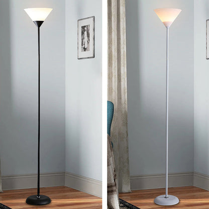 Modern Minimalist Fan Shape Iron Acrylic 1/2-Light Standing Floor Lamp For Study