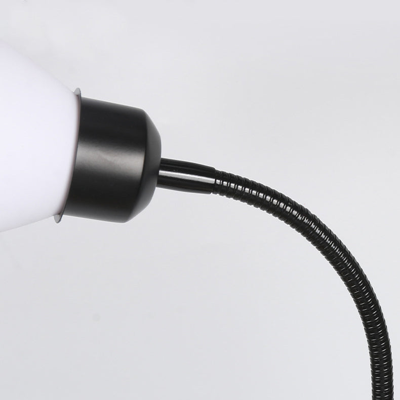 Modern Minimalist Fan Shape Iron Acrylic 1/2-Light Standing Floor Lamp For Study