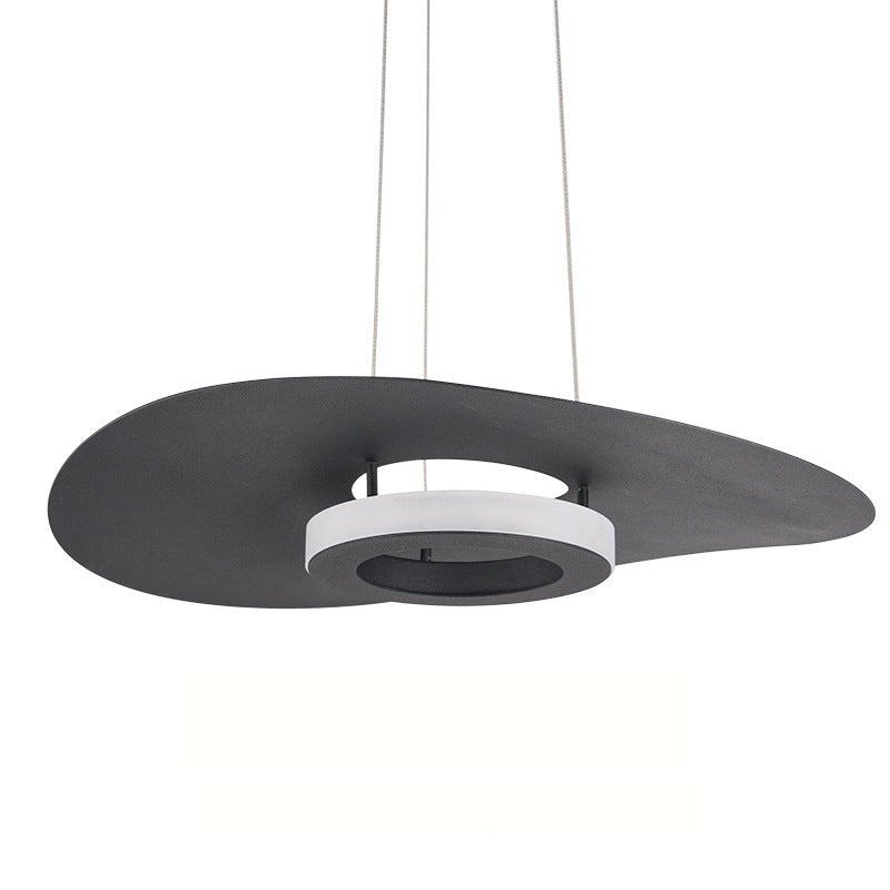 Contemporary Creative Flying Saucer Iron Acrylic LED Pendant Light For Dining Room