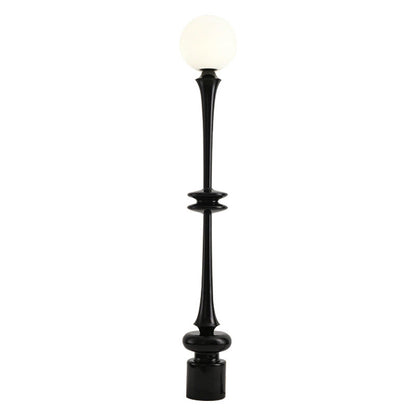 Modern Minimalist Round Resin Acrylic 1-Light Standing Floor Lamp For Living Room