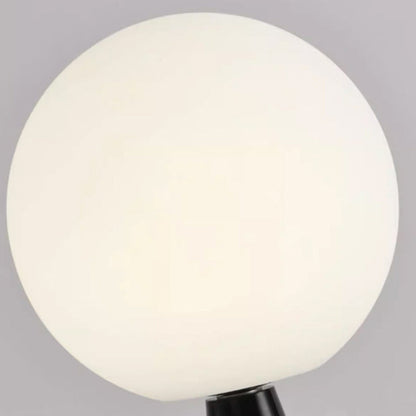 Modern Minimalist Round Resin Acrylic 1-Light Standing Floor Lamp For Living Room