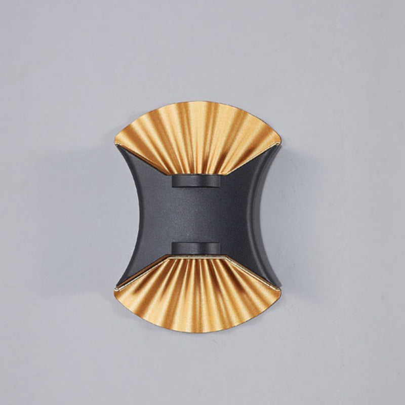 Contemporary Creative Waterproof Conch Aluminum Glass Outdoor LED Wall Sconce Lamp For Outdoor Patio