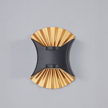 Contemporary Creative Waterproof Conch Aluminum Glass Outdoor LED Wall Sconce Lamp For Outdoor Patio