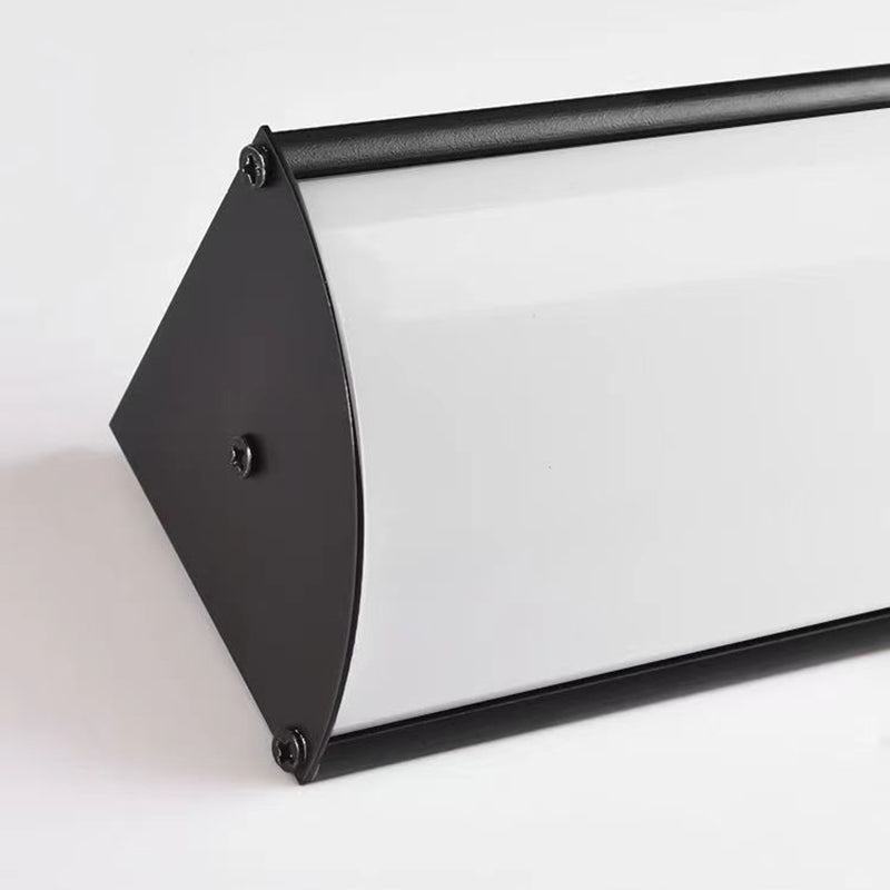 Modern Minimalist Waterproof Rectangular Aluminum Acrylic LED Outdoor Wall Sconce Lamp For Garden