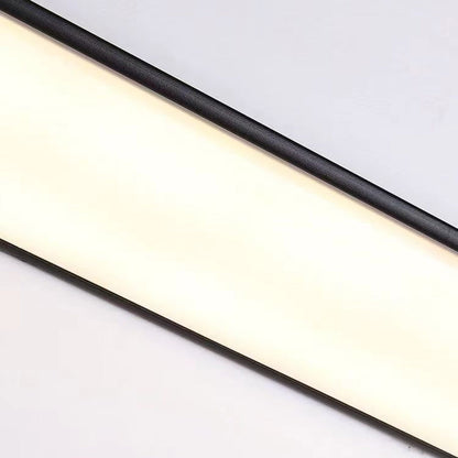 Modern Minimalist Waterproof Rectangular Aluminum Acrylic LED Outdoor Wall Sconce Lamp For Garden