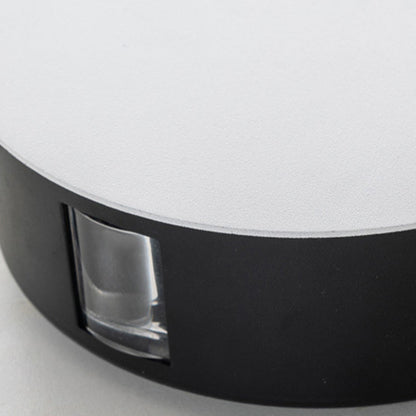 Contemporary Industrial Round Square Waterproof Aluminum Acrylic LED Outdoor Wall Sconce Lamp For Outdoor Patio