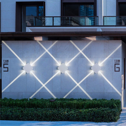 Contemporary Industrial Round Square Waterproof Aluminum Acrylic LED Outdoor Wall Sconce Lamp For Outdoor Patio