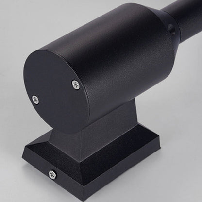 Modern Art Deco Waterproof Round Square Aluminum Silicone PC LED Outdoor Wall Sconce Lamp For Outdoor Patio