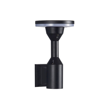 Modern Art Deco Waterproof Round Square Aluminum Silicone PC LED Outdoor Wall Sconce Lamp For Outdoor Patio