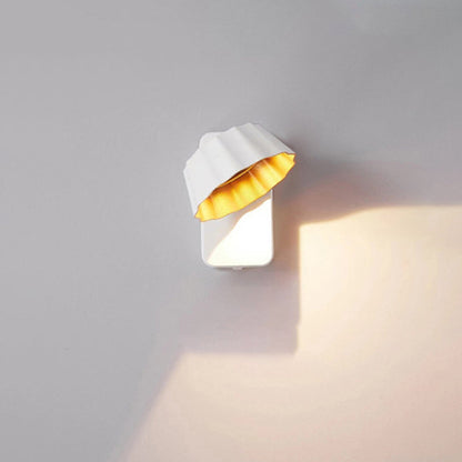 Contemporary Industrial Waterproof Rotatable Flower Aluminum Glass Outdoor LED Wall Sconce Lamp For Outdoor Patio