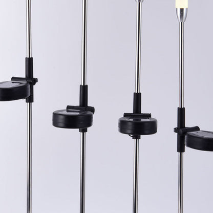 Modern Art Deco Waterproof Solar Cylinder Acrylic Aluminum Stainless Steel ABS LED Outdoor Light Landscape Lighting For Garden