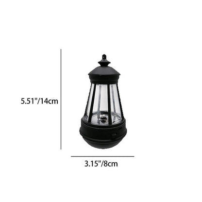 Modern Minimalist Waterproof Solar Lighthouse Iron Acrylic LED Camping Outdoor Light Landscape Lighting For Garden