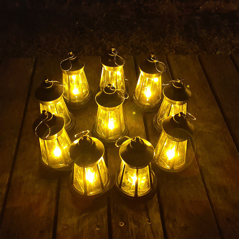 Modern Minimalist Waterproof Solar Lighthouse Iron Acrylic LED Camping Outdoor Light Landscape Lighting For Garden