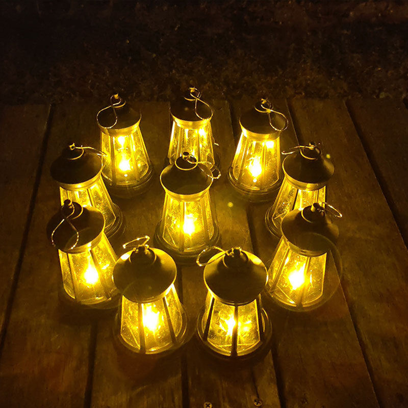 Modern Minimalist Waterproof Solar Lighthouse Iron Acrylic LED Camping Outdoor Light Landscape Lighting For Garden