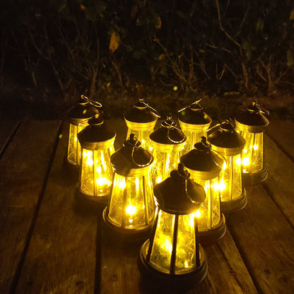 Modern Minimalist Waterproof Solar Lighthouse Iron Acrylic LED Camping Outdoor Light Landscape Lighting For Garden