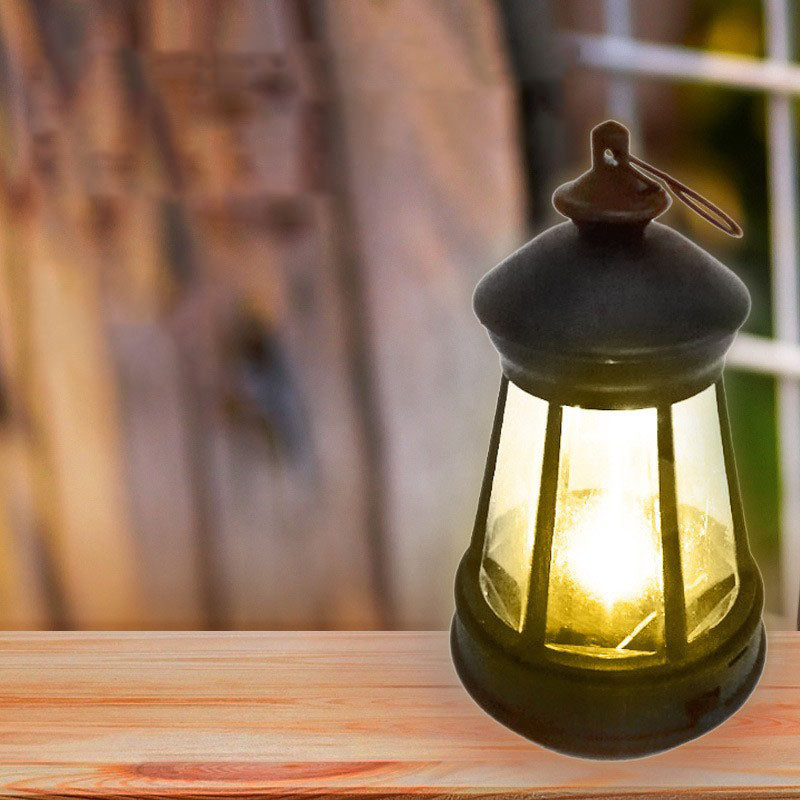 Modern Minimalist Waterproof Solar Lighthouse Iron Acrylic LED Camping Outdoor Light Landscape Lighting For Garden