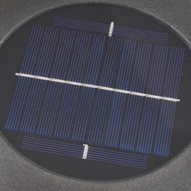 Modern Minimalist Waterproof Solar Stainless Steel ABS Round LED Landscape Lighting Outdoor Light For Outdoor Patio