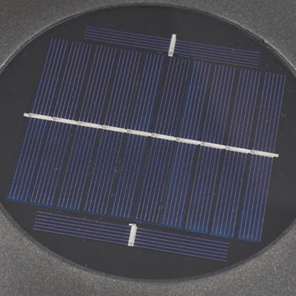 Modern Minimalist Waterproof Solar Stainless Steel ABS Round LED Landscape Lighting Outdoor Light For Outdoor Patio