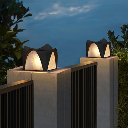 Modern Minimalist Waterproof Solar Stainless Steel ABS Round LED Landscape Lighting Outdoor Light For Outdoor Patio