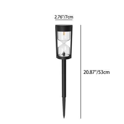 Modern Art Deco Waterproof Solar ABS PC Linear LED Outdoor Light For Garden