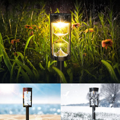 Modern Art Deco Waterproof Solar ABS PC Linear LED Outdoor Light For Garden