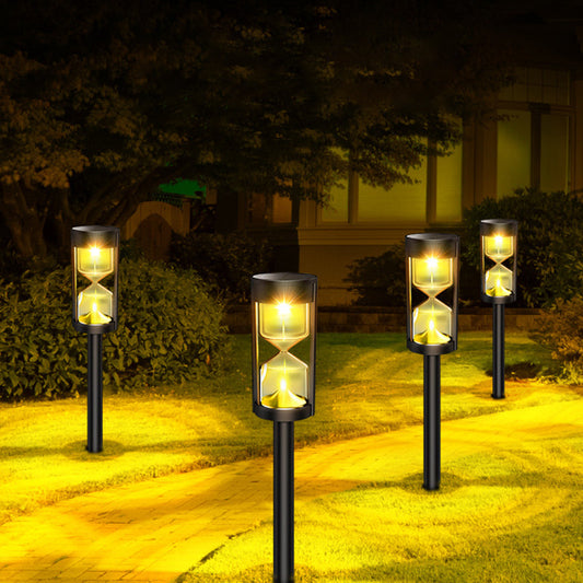 Modern Art Deco Waterproof Solar ABS PC Linear LED Outdoor Light For Garden