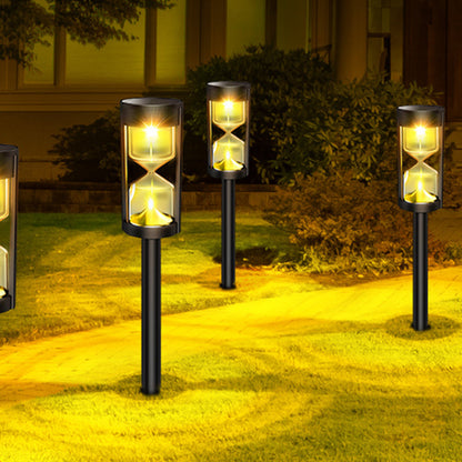 Modern Art Deco Waterproof Solar ABS PC Linear LED Outdoor Light For Garden