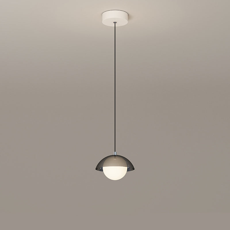 Modern Minimalist Iron Acrylic Round Linear LED Chandelier For Dining Room