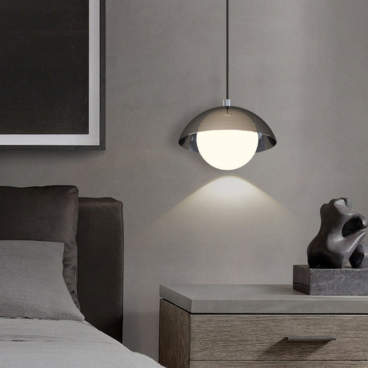 Modern Minimalist Iron Acrylic Round Linear LED Chandelier For Dining Room