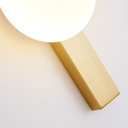 مصباح حائط LED دائري من البلاستيك والحديد بتصميم عصري بسيط لغرفة النوم 