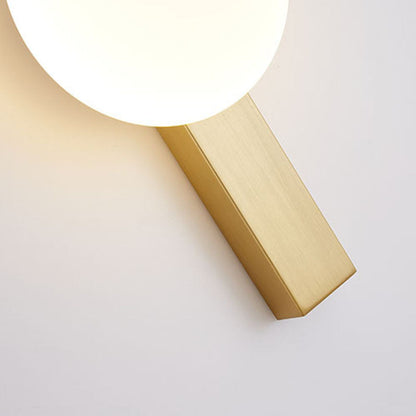 مصباح حائط LED دائري من البلاستيك والحديد بتصميم عصري بسيط لغرفة النوم 