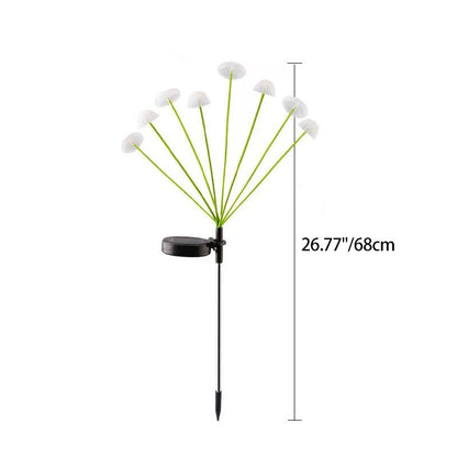 Modern Art Deco Waterproof Solar Stainless Steel ABS Silicone Jellyfish LED Landscape Lighting Outdoor Light For Outdoor Patio