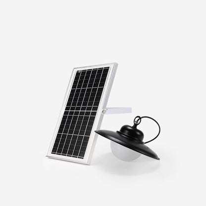 Contemporary Industrial Waterproof Solar Aluminum PC Round LED Pendant Light For Garden
