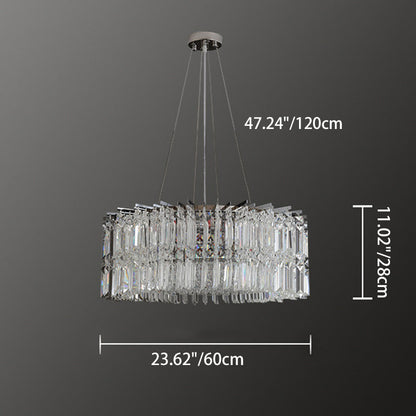 Modern Luxury Iron Crystal Round 10/12/14 Light Chandelier For Bedroom