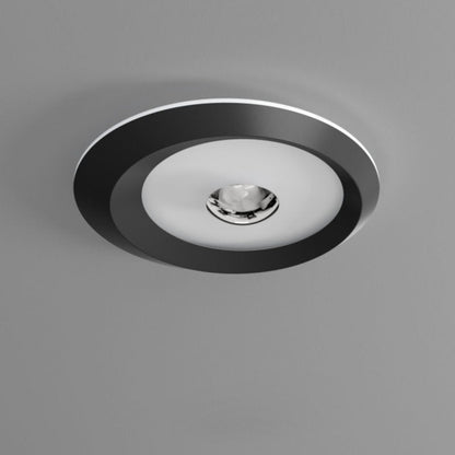 Modern Minimalist Iron Acrylic Round LED Flush Mount Ceiling Light For Bedroom