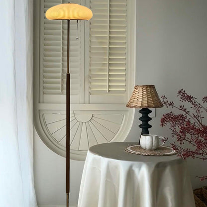 Modern Minimalist Iron Glass Lantern LED Standing Floor Lamp For Bedroom