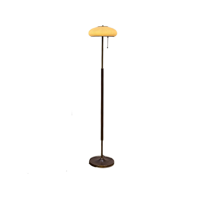 Modern Minimalist Iron Glass Lantern LED Standing Floor Lamp For Bedroom
