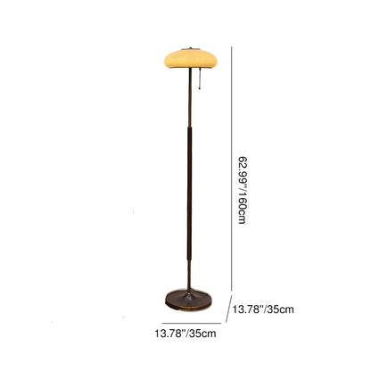 Modern Minimalist Iron Glass Lantern LED Standing Floor Lamp For Bedroom