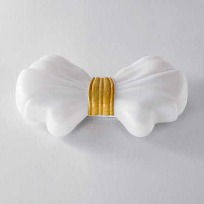 Modern Art Deco Butterfly Bow PE Iron LED Flush Mount Ceiling Light For Living Room