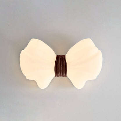 Modern Art Deco Butterfly Bow PE Iron LED Flush Mount Ceiling Light For Living Room