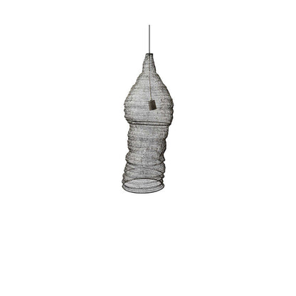 Contemporary Creative Irregular Round Iron 1-Light Pendant Light For Living Room