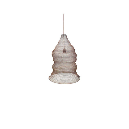 Contemporary Creative Irregular Round Iron 1-Light Pendant Light For Living Room