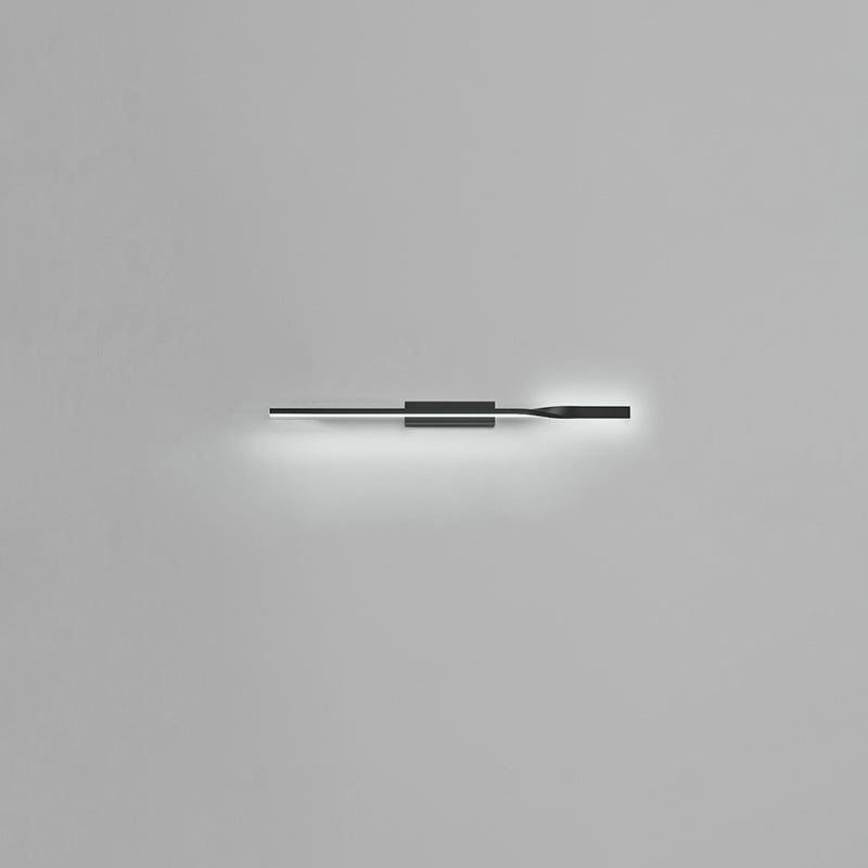 Modern Minimalist One Long Silicone Iron Aluminum LED Wall Sconce Lamp For Living Room