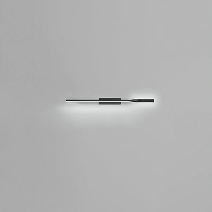Modern Minimalist One Long Silicone Iron Aluminum LED Wall Sconce Lamp For Living Room