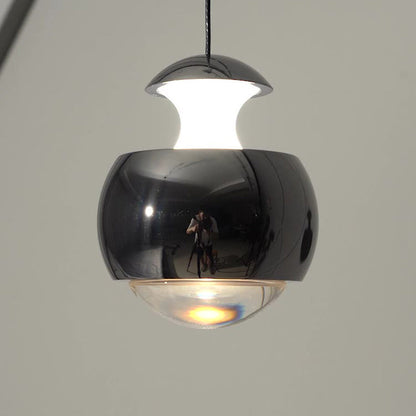Modern Minimalist Liftable Orb Acrylic Iron LED Pendant Light For Living Room