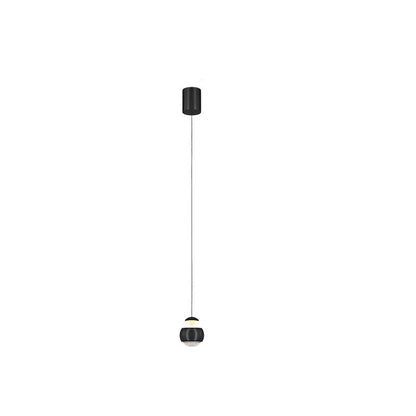 Modern Minimalist Liftable Orb Acrylic Iron LED Pendant Light For Living Room