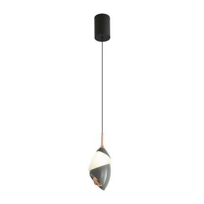 Modern Minimalist Liftable Lily Round Acrylic Aluminum LED Pendant Light For Living Room